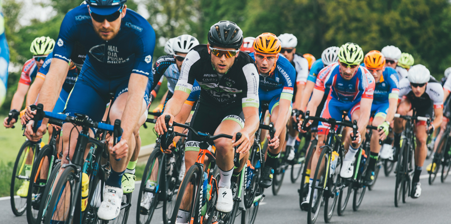 Group Riding Bicycles 