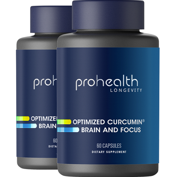 Optimized Curcumin for Brain and Focus® 60 capsules - 2 pack