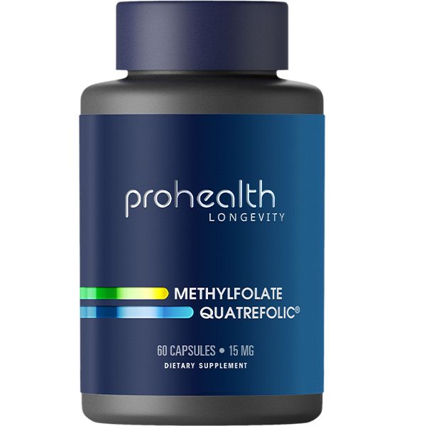 Methylfolate Featuring Quatrefolic Product Image