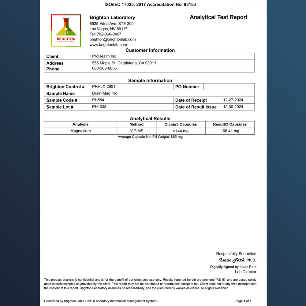 
                  
                    Brain-Mag Pro Magnesium L-Threonate Certificate of Analysis
                  
                