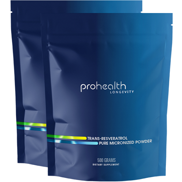 Bulk Micronized Trans-Resveratrol (1 kilo) by ProHealth Longevity ...